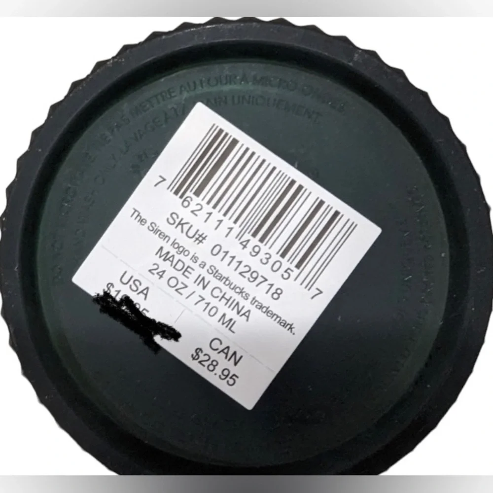 Starbucks Venti Green Matte Studded Tumbler & Matching Cold Cup Keychain! NWT! - Picture 2 of 3